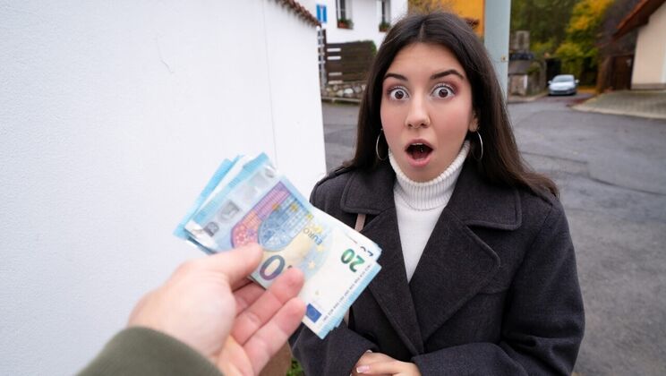 [PublicAgent] - Amateur maid gives handjob and blowjob