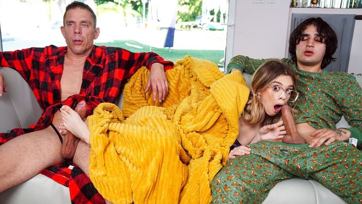 [Brazzers] - Stepdaughter's Blowjob for Stepdad - Mick Blue - Molly Little - Elias Cash