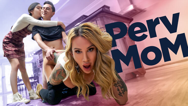 [PervMom] - Threesome with Asian and Blonde Beauties - Juan Loco - Sarah Jessie - Amber Angel