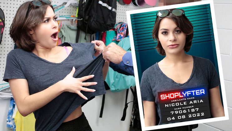 [Shoplyfter] - Brunette Bombshell Nicole Aria in Anal Sex - Justin Magnum - Nicole Aria