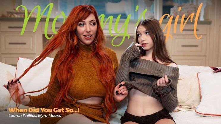 [Girlsway] - Stepfamily Lesbian Secrets - Myra Moans and Lauren Phillips - Lauren Phillips - Myra Moans