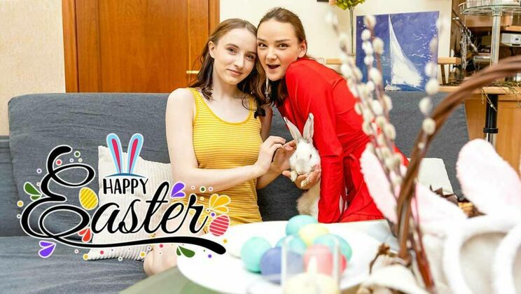 [ClubSweethearts] - Shaved Lesbian Easter Lovers - Olivia Trunk - Erika Mori