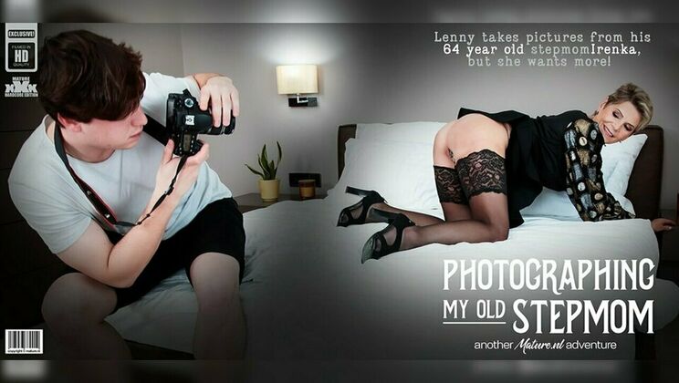 [Mature.nl] - Mature Blonde Stepmom Seduces Young Step Son for Hardcore Sex - Irenka - Lenny Yankee