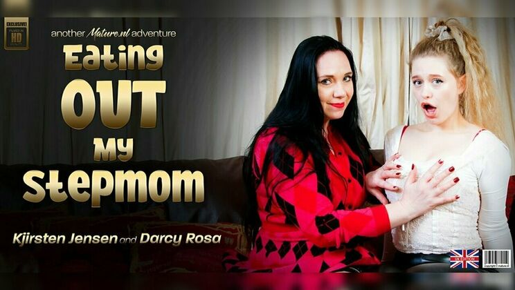 [Mature.nl] - Darcy Rosa Gives Stepmom Kjirsten Jensen a Wet Pussy Licking