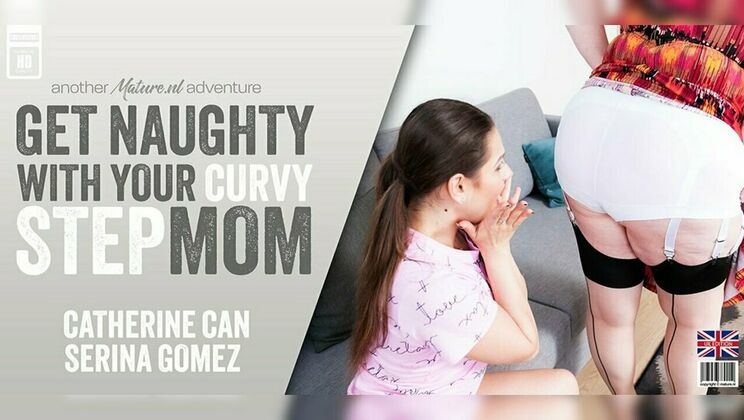 [Mature.nl] - Blonde Teen Serina Gomez Licks Mature Catherine Can