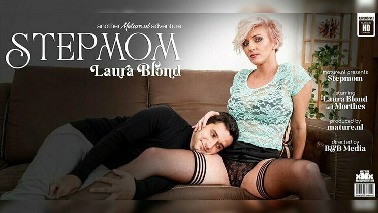[Mature.nl] - Stepson Fucks Mature Blonde Stepmom Laura - Morthes - Laura Blond