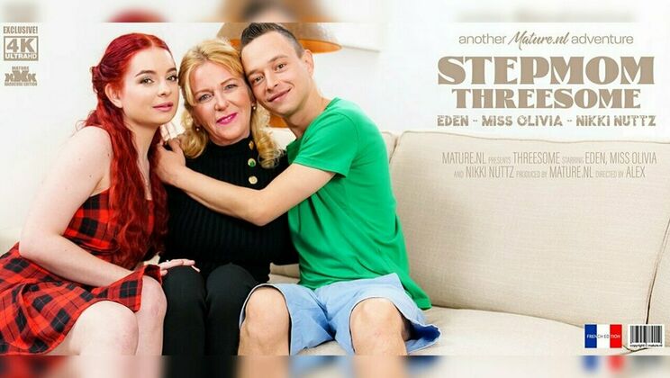 [Mature.nl] - Blowjob Bliss for Miss Olivia's Boyfriend and Stepmom Eden - Nikki Nuttz - Miss Olivia - Eden (EU)
