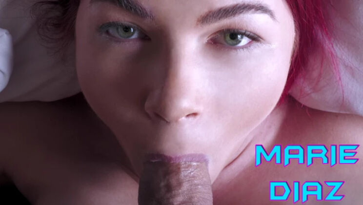 [WakeupnFuck] - Marie Diaz's Blowjob and Cumshot Compilation - Marie Diaz