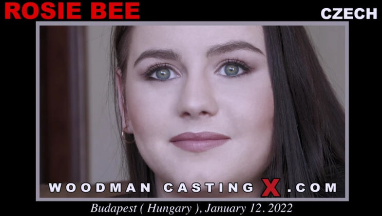 [WoodmanCasting] - Rosie Bee's Skinny Body and Deepthroat Skills