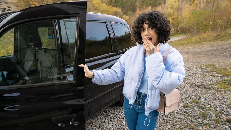 [FakeTaxi] - Black Guy Gets Blowjob from Latina