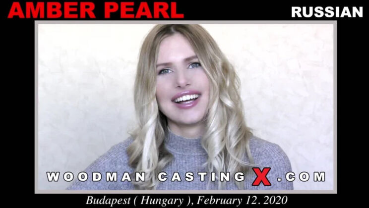 [WoodmanCasting] - Blonde Bombshell Amber Pearl Casting - Amber Pearl