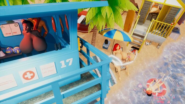 [AdultTimeAnimation] - Ebony Redhead Mix Gets Naughty Outdoors - Dee Williams - Jake Adams - Whitney Wright - April Oneil - Eric Masterson