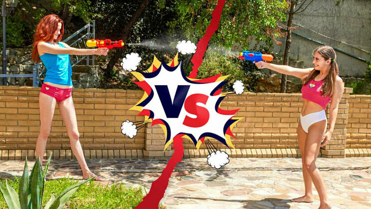 [ClubSweethearts] - Lesbian Outdoor Fingering – Angel & Elise Go Wild - Angel Rai - Elise Moon