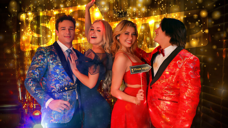 [SisSwap] - Prom Night Party with Hot Blonde Facials - Jayden Marcos - Khloe Kingsley - Stella Luxx - Axel Haze