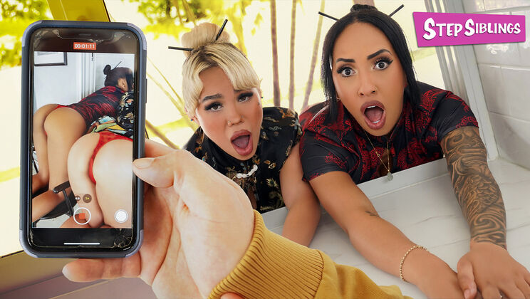 [StepSiblings] - Black and Blonde: Petite Threesome - Peter Green - Luna Luxe - Kona Jade