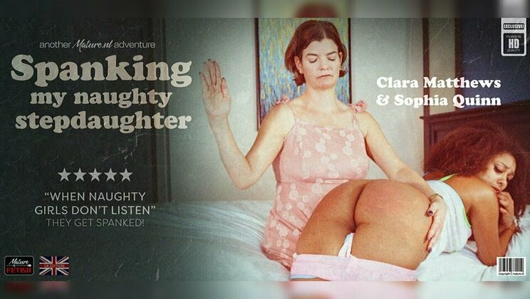 [Mature.nl] - Naughty Teen Sophia Quinn Spanked by Stepmom Clara Matthews - Clara Matthews (EU) - Sophia Quinn
