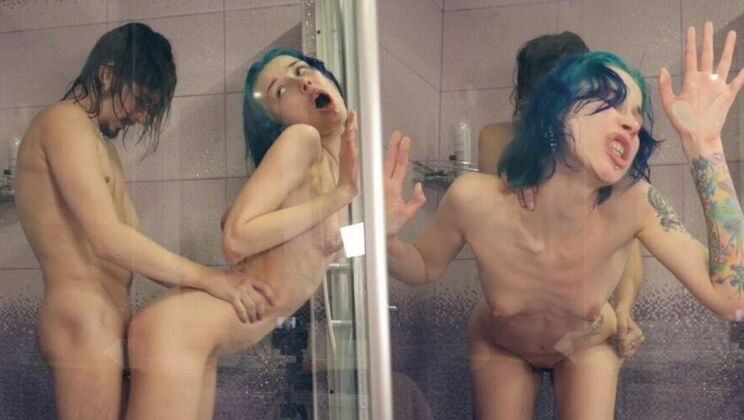 Rough Shower Sex for Petite Russian Teen Laruna