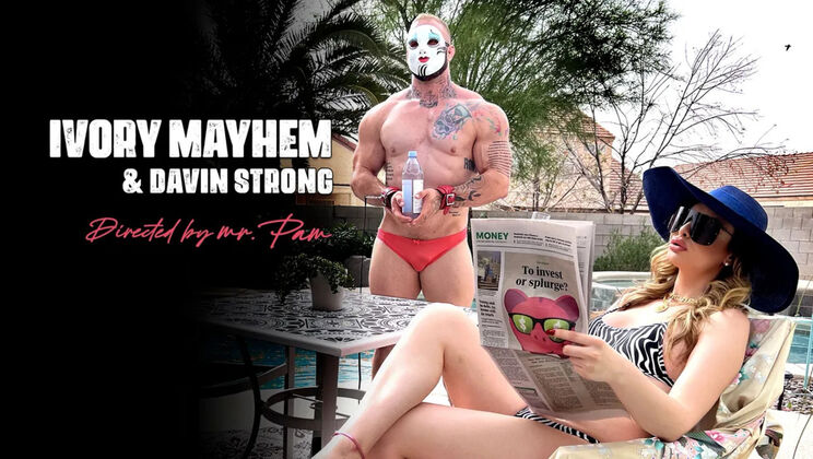[TSSeduction(Kink)] - Ivory Mayhem's Sock Fetish: Davin Strong's Punishment