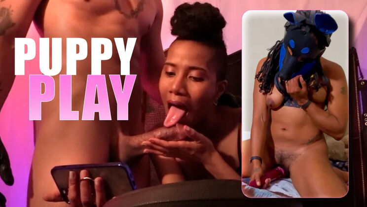 [KinkyBites] - King Noire, Jet Setting Jasmine, and Halo in a Cage of Desire - Jet Setting Jasmine - King Noire - Halo