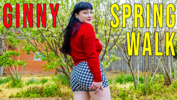 [GirlsOutWest] - Ginny's Spring Stroll with Big Tits - Ginny