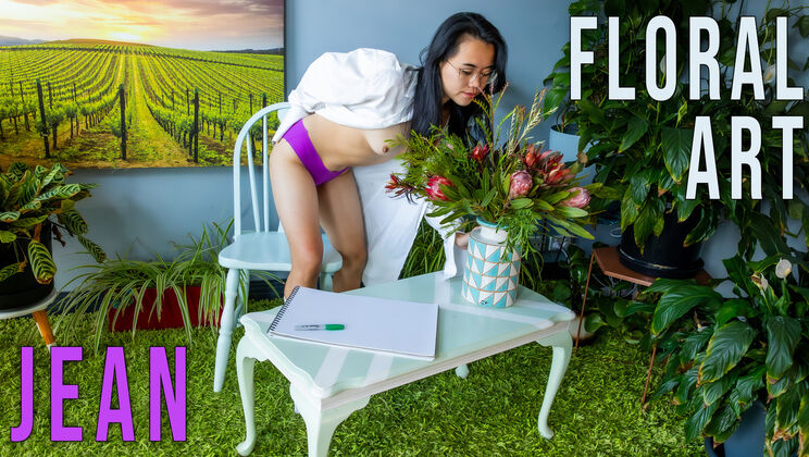 [GirlsOutWest] - Solo Jean's Brunette and Small Tits - Jean