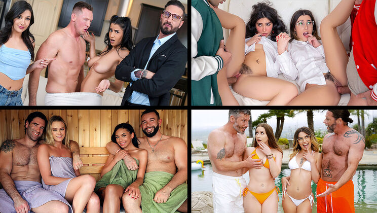 [Swappz] - Swappz Thong and Panty Party with Bra Busting Babes