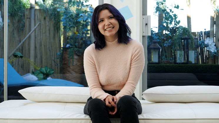 Kassandra's First Time Audition - Deepthroat & Cumshot