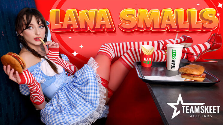 [TeamSkeetAllStars] - Enjoy a Stocking Clad Threesome With Fries: Nade Nasty and Lana Smalls - Nade Nasty - Lana Smalls