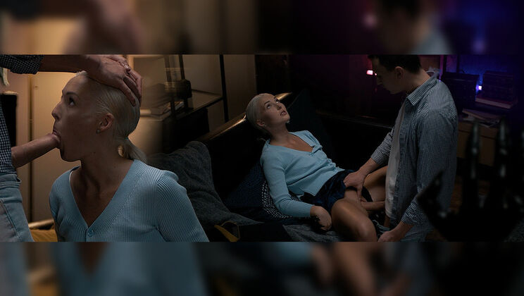 Blonde Babe In Control