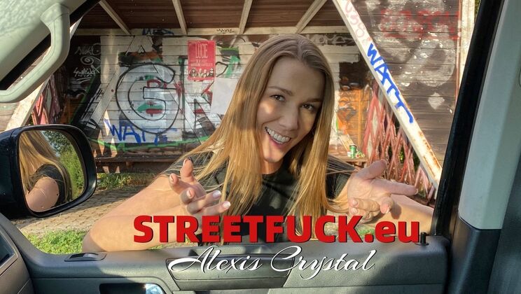 Public Fuck with Blonde Alexis Crystal and Big Cock