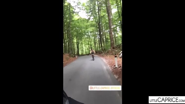 Small Tit Brunette LittleCaprice's Pornlifestyle Slovenian Adventure