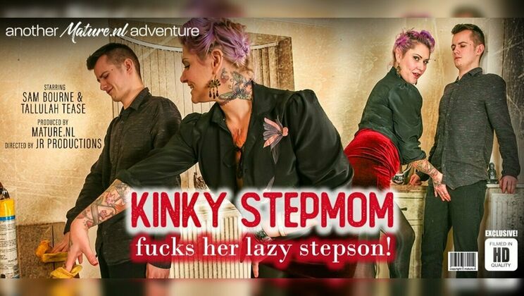 [Mature.nl] - Milf's Ball Licking Fuck with Stepson! - Sam Bourne - Tallulah Tease (EU)