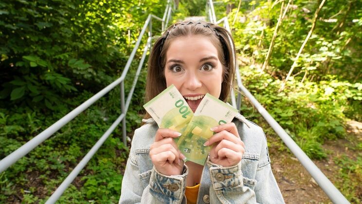 [PublicAgent] - Standing Doggystyle with Big Dick and Brunette - Martin Gun - Agatha Shay