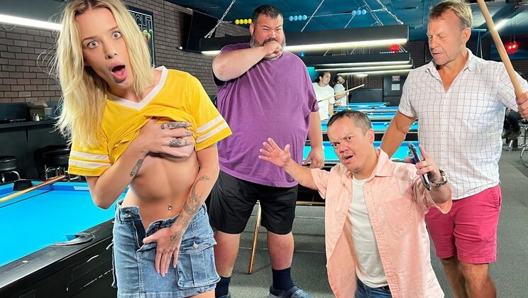 [He'sGotRizz] - Pool Hall Sex with Peter and Ashlyn - Peter Green - Ashlyn Angel