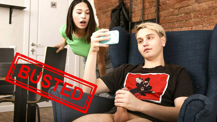 [ClubSweethearts] - Shaved Pussy Roxy Muray Catches Me & Demands a Cumshot