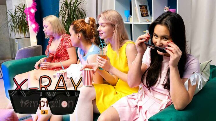 [ClubSweethearts] - X-Ray Temptation Finale - Big Tits Babes Group Sex & Socks