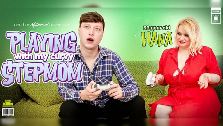 [Mature.nl] - Stepson titty fucks his curvy stepmom Hanna