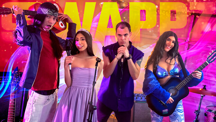 [SisSwap] - Stepbrother's Cum on Stepsister's Tits