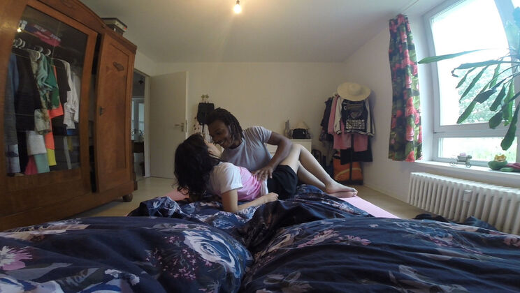 [Ersties] - First Time Threesome - Lina & Bonnie Share Cock in Berlin