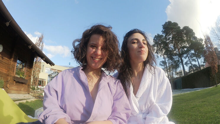 Lesbian Kissing: Magena and Agave