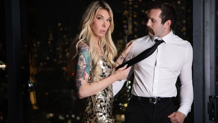 [TransAngels] - Titty Fuck in a Cab with Aubrey Kate - Aubrey Kate - Austin Rex