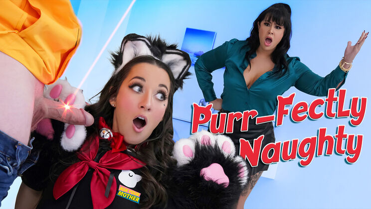 [AskYourMother] - MILF Freya Von Doom Licks Pussy and Takes Cum in Threesome