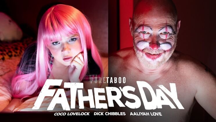 [PureTaboo] - Father's Day Fuck - Blonde Teen Gets Rough Treatment - Dick Chibbles - Coco Lovelock