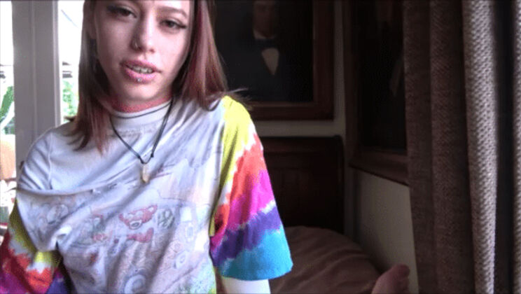 [FamilyTherapy] - Young Brunette Teen Blowjob and Cumshot - Laya Rae