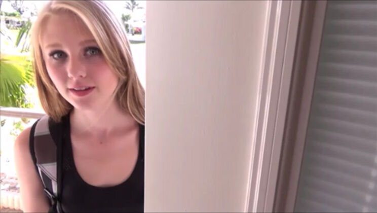 Teen Blonde Cheats in POV