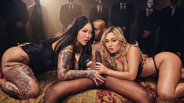 [Deeper] - Bare Witness: Threesome Fun with Big Tits and Rimming - Anton Harden - Connie Perignon - Kazumi