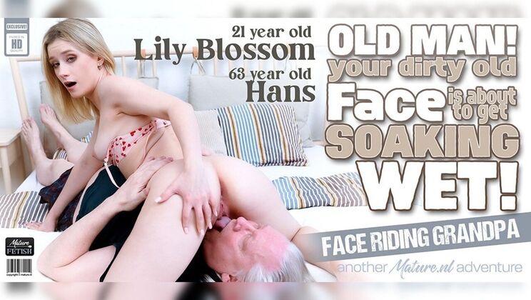 [Mature.nl] - Lily Blossom's red lips and skinny body drive grandpa wild - Hans - Lily Blossom