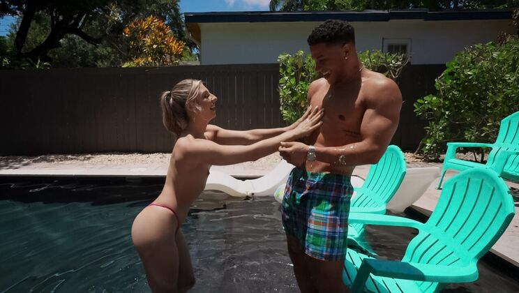 [RKPrime] - Sneaky Blowjob and Missionary with Pierced Pussy - Mike Ox - Cheerleader Kait