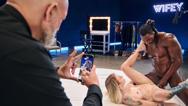 [WIFEY] - Hotwife in Heels Gets Facial from BBC - Jax Slayher - Saint LaRose