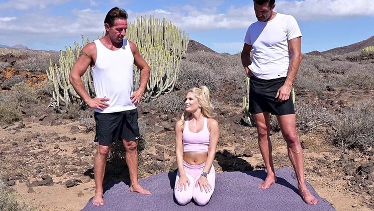 [PornWorld] - Hot Threesome: Candee Licious Takes It All